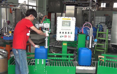 仲恒GAF-30S-Ex液體自動(dòng)灌裝機(jī)測(cè)試視頻準(zhǔn)備出廠